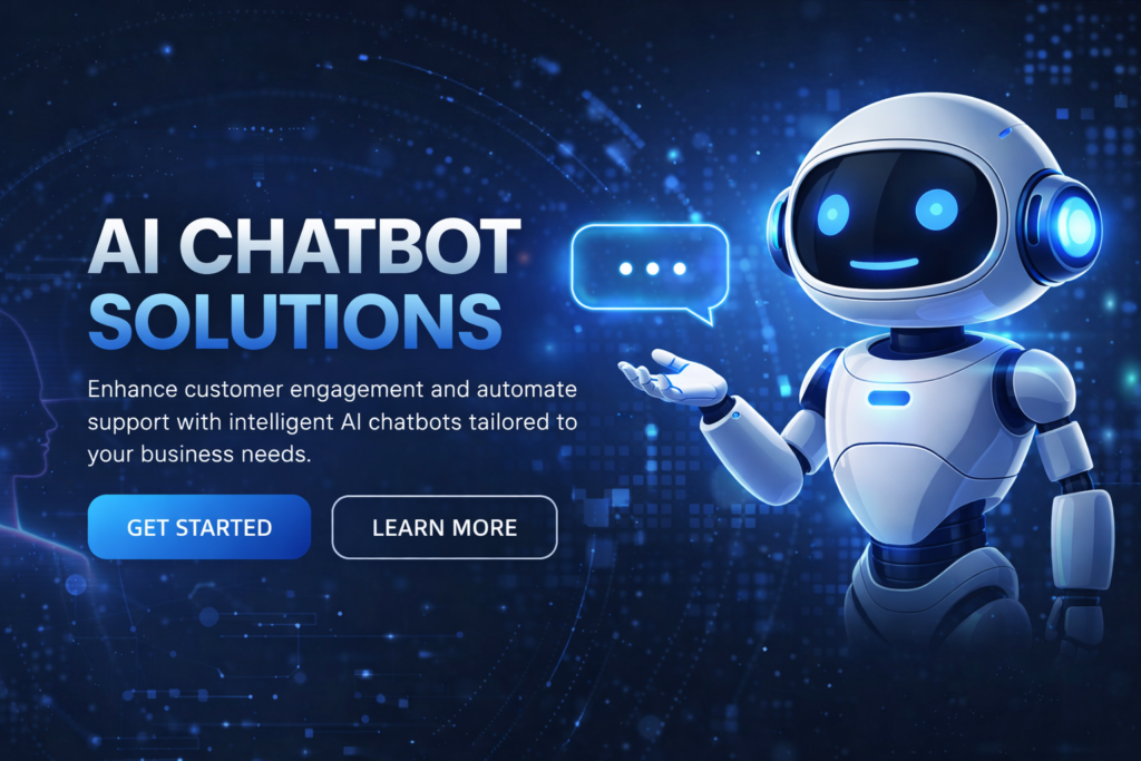 AI CHATBOAT WITH CALL TO ACTION ON IT