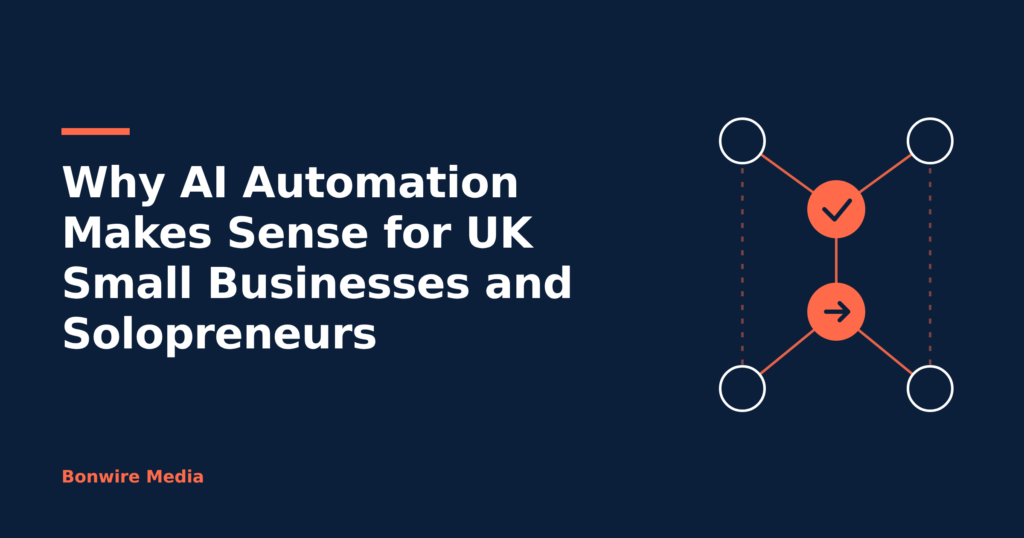 Why AI Automation Makes Sense for UK Small Businesses and Solopreneurs, Bonwire Media
